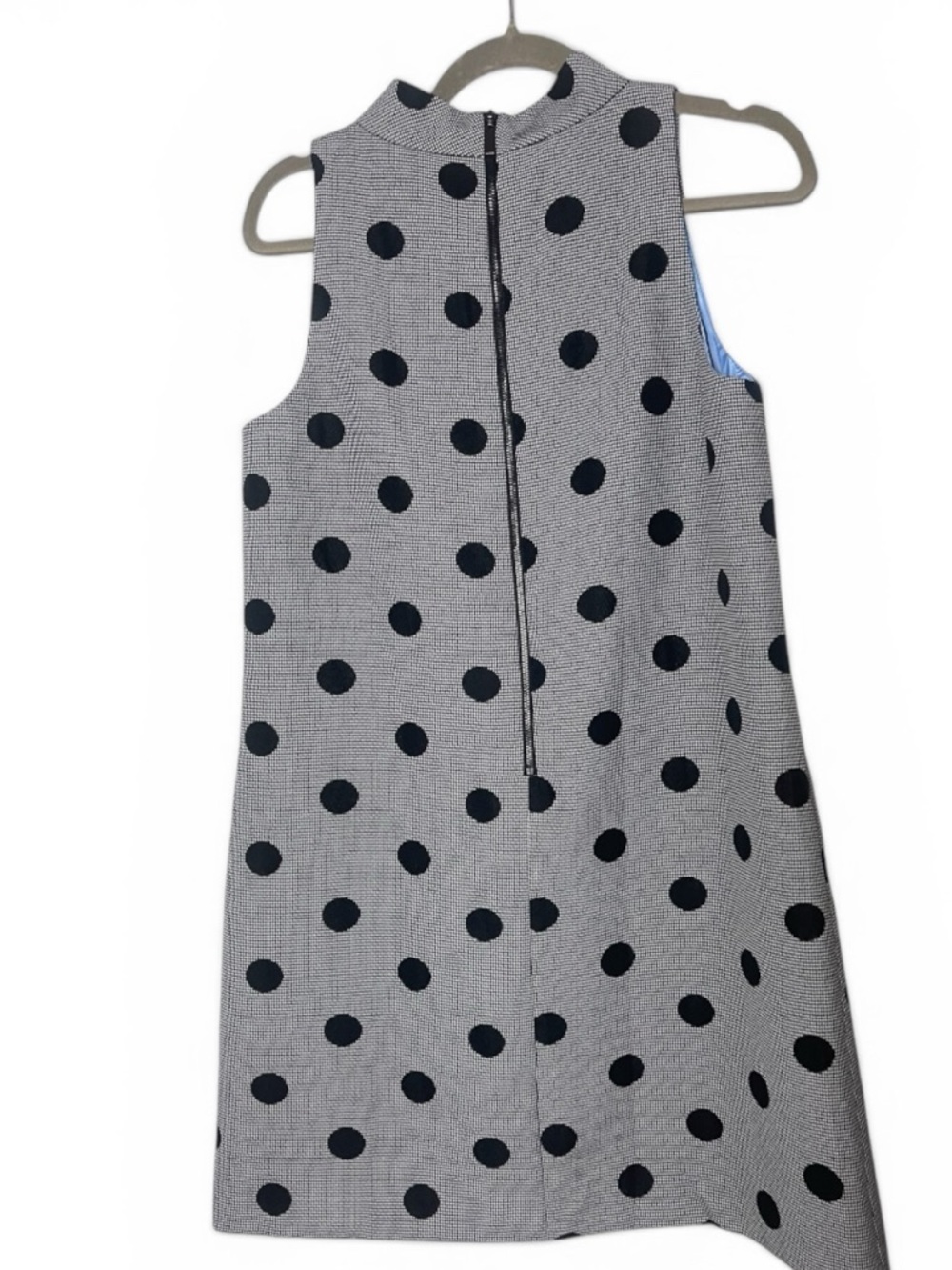 Tahari by Arthur S Levine Polka Dot Gingham Shift Dress Size 6 preppy classic - Picture 5 of 7